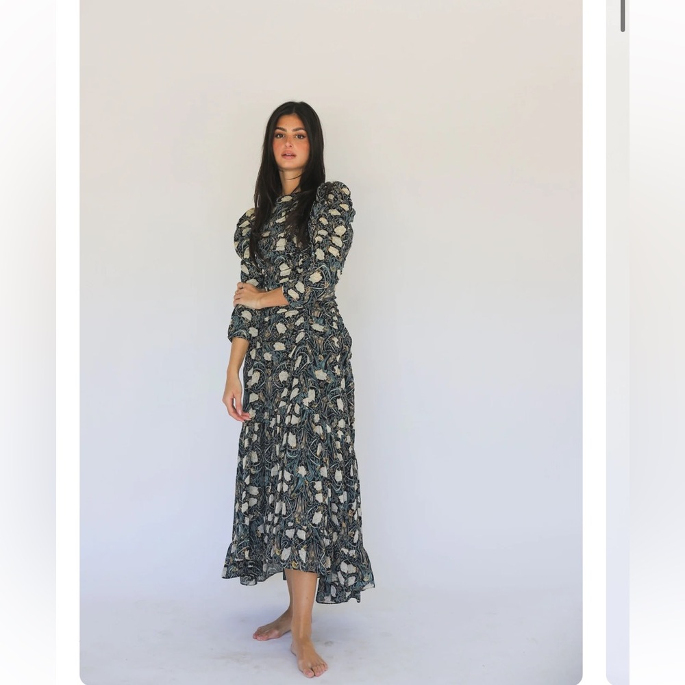 Elegant Floral Print Dress